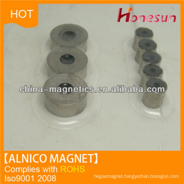 cast alnico thin ring magnet with hole